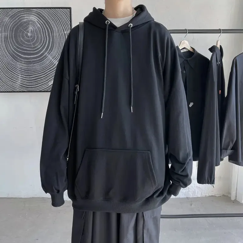 Aidase Fashion Brand Men's Hoodies Spring Autumn Hip Hop Streetwear Men Pullover Sweatshirts Hoodies Mens Solid Color Hoodie Male