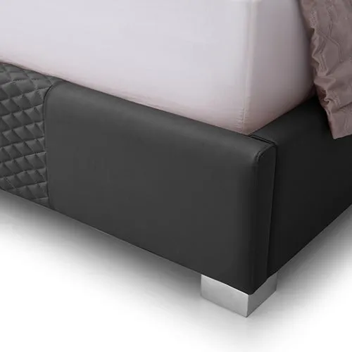 Bedzy Luxe Halcyon Queen Bed Frame Black