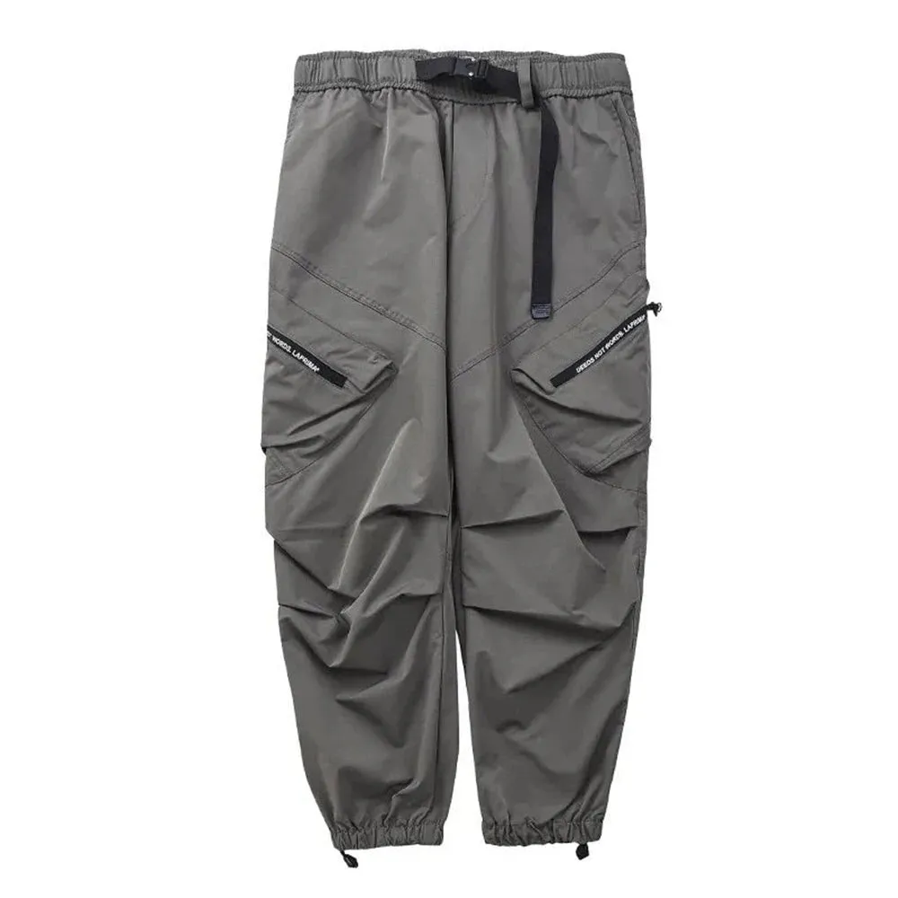 Bonsir Functional Style Versatile Casual Cargo Pants Men Trousers Spring And Autumn Breathable Wear-Resistant Leggings Mens Dress Pants