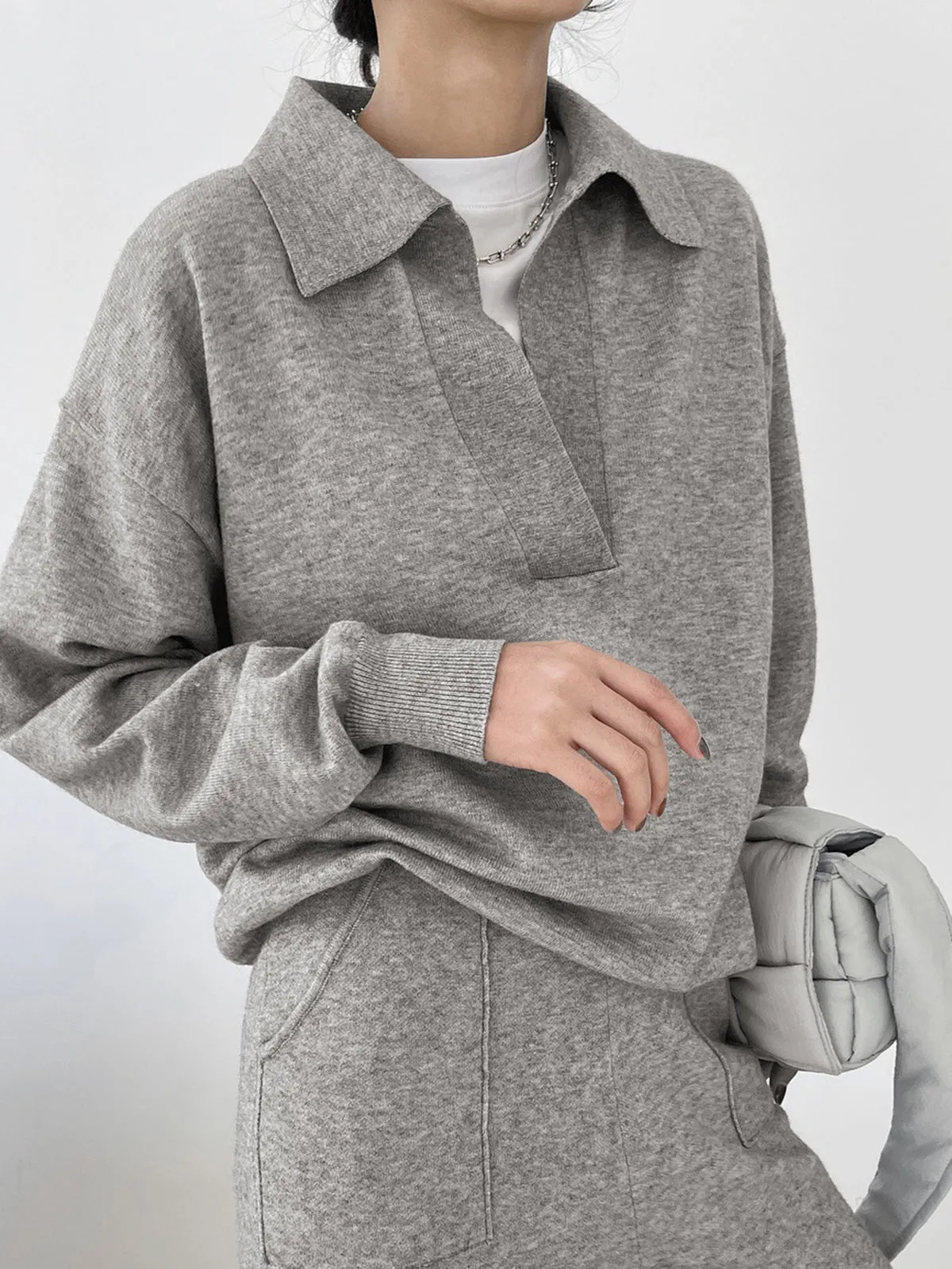 CHICMY- Let's Get Cosy Polo Sweater
