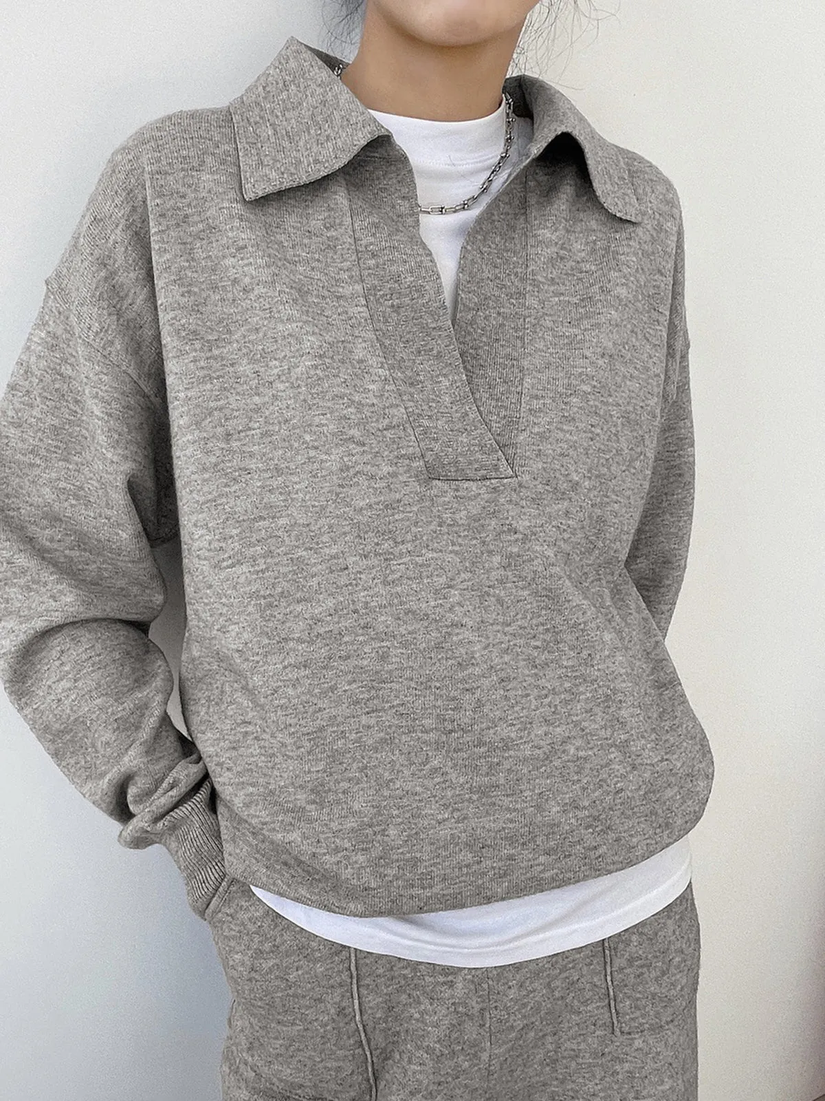 CHICMY- Let's Get Cosy Polo Sweater
