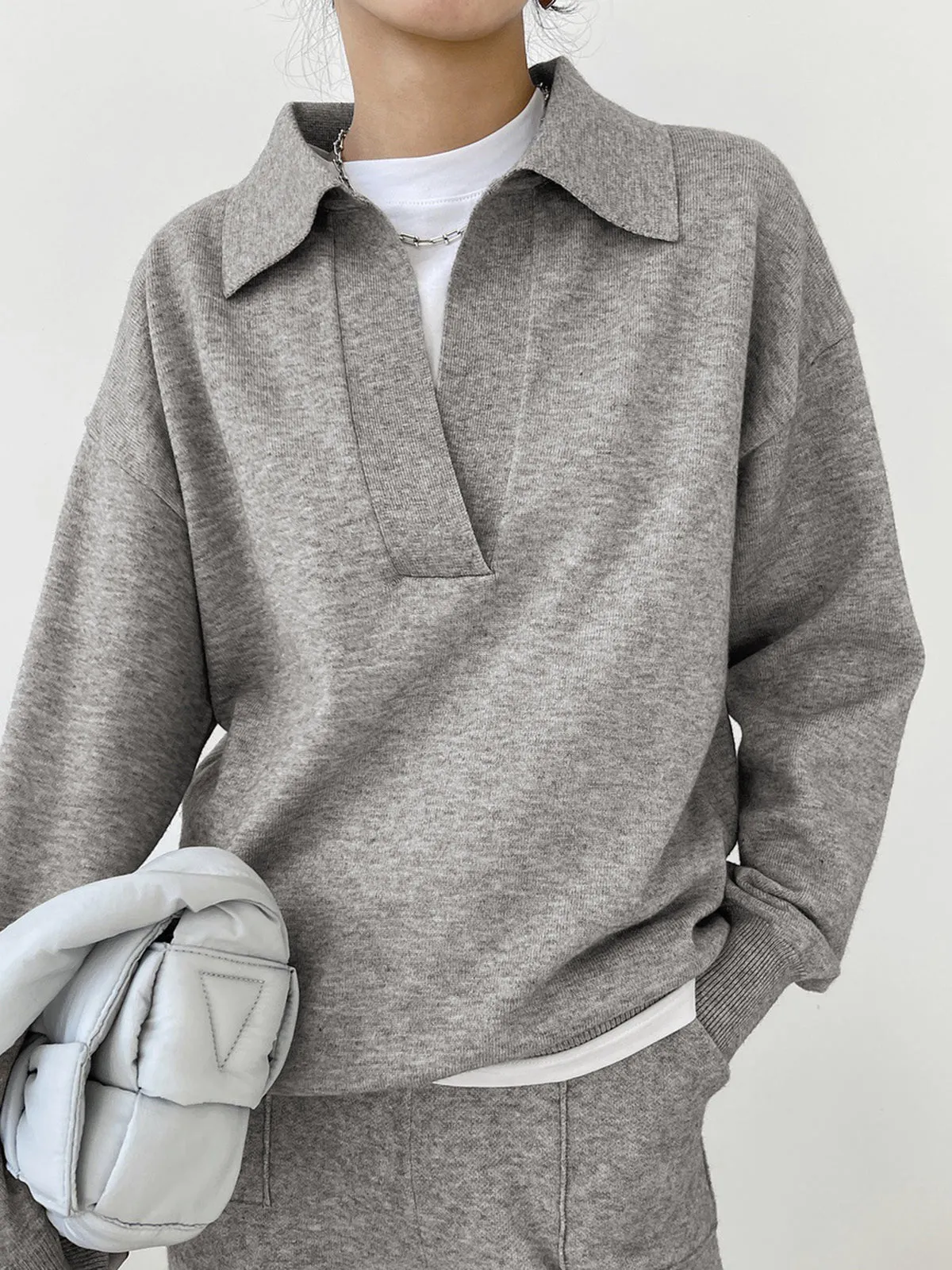 CHICMY- Let's Get Cosy Polo Sweater