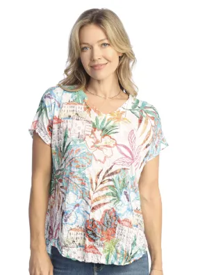 Martinque Crinkle Tee