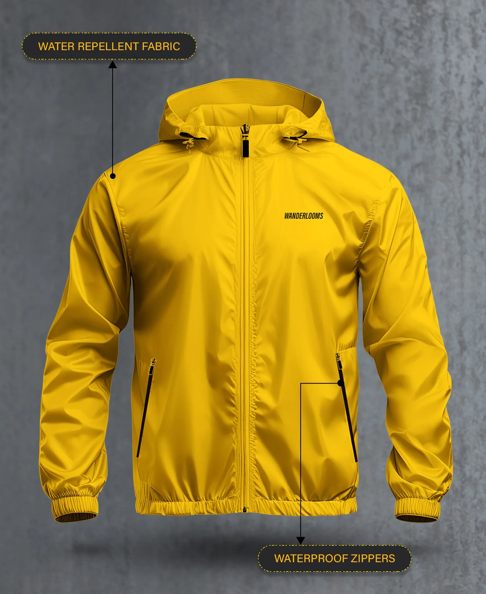 Odyssey Windcheater - Mustard