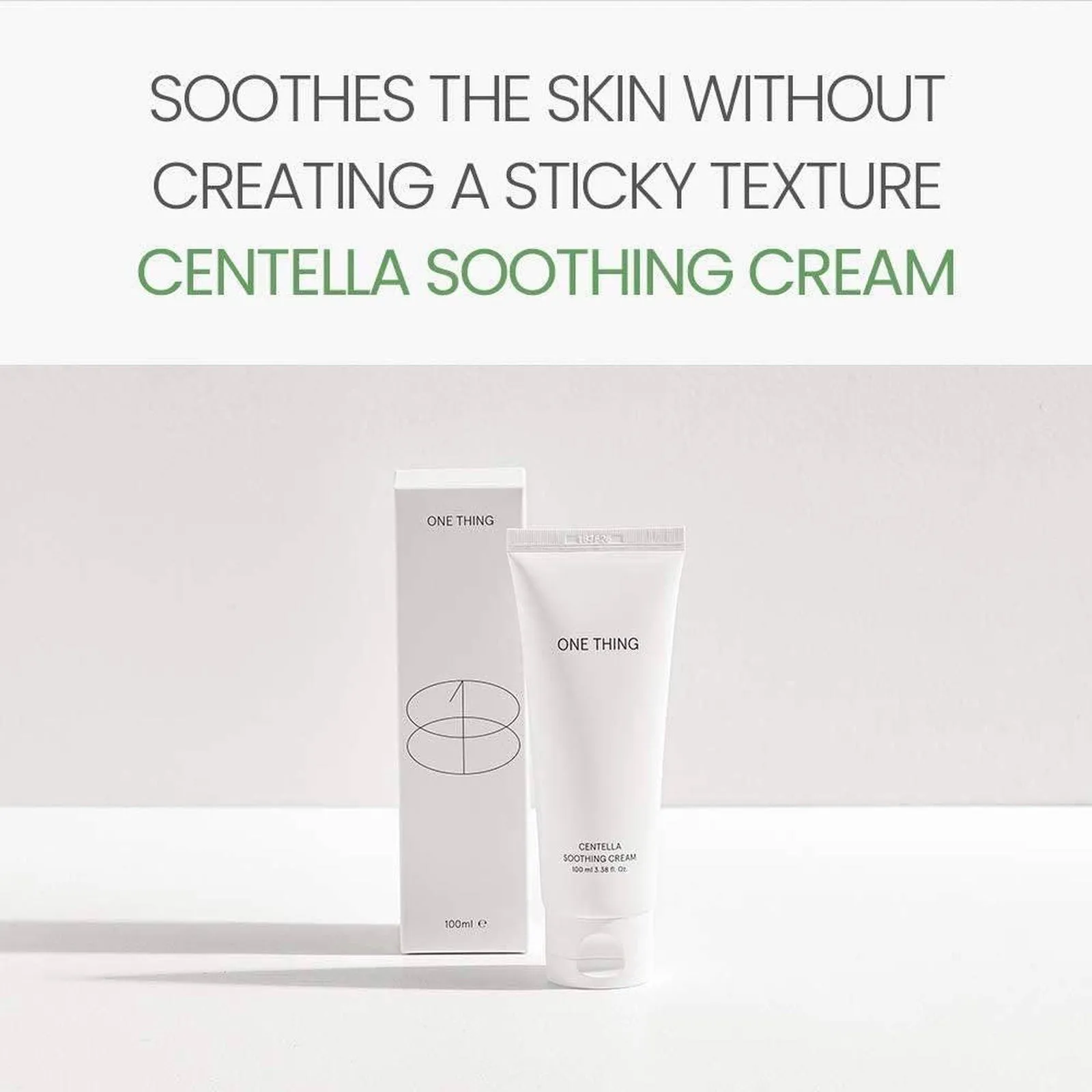 ONE THING Centella Soothing Cream 3.38oz / 100ml  Skin Care