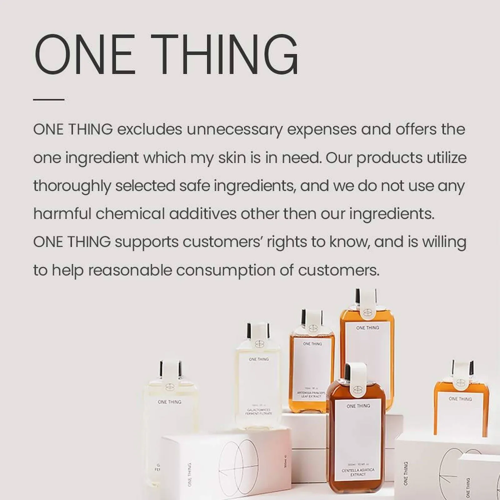 ONE THING Centella Soothing Cream 3.38oz / 100ml  Skin Care