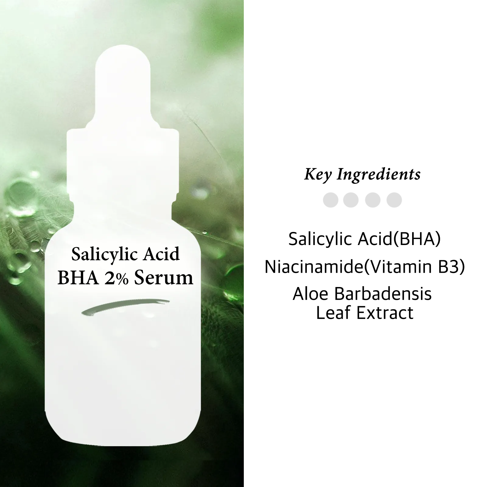 only Salicylic Acid 2% Exfoliant Facial Serum with Niacinamide - BHA for Peel, Acne Spot Treatment, Pore Cleaner, Pore Refining, Resurfacing,   Alcohol Free, 1 Fl Oz (30ml)