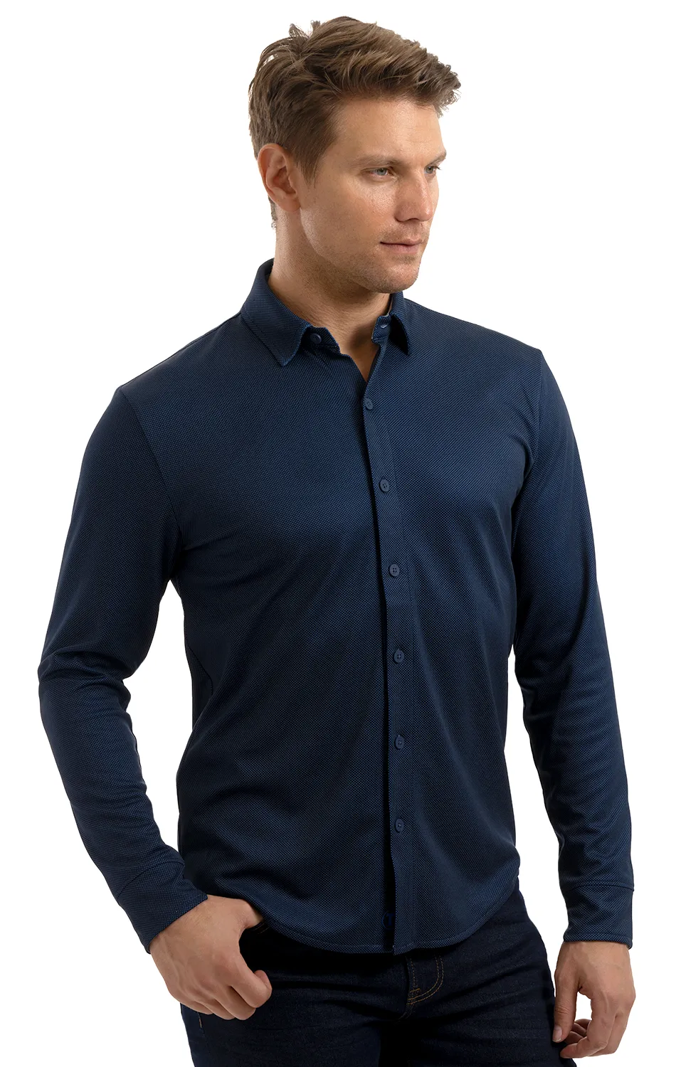 Performance Button Down Polo